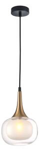 ITALUX PND-99709-1-BRO-CL - Luster na lanku KONILA 1xG9/10W/230V