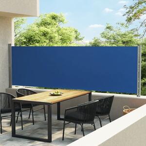 Maison Exclusive – bočná markíza s výsuvom 140 x 600 cm, modrá