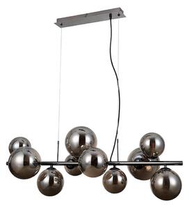 ITALUX PND-406007-10A-BCR - Luster na lanku CANELLO 10xG9/5W/230V čierna