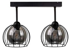 Prisadený luster SOLO BLACK 2xE27/60W/230V