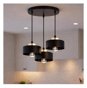 Brilagi - Luster na lanku SPRING 3xE27/60W/230V čierna/zlatá