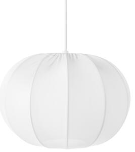 Závesná lampa biela nylon látkové tienidlo osvetlenie moderný štýl obývacia izba