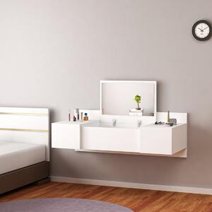 Kalune Design Toaletný stolík ZAKKUM 100 cm biely