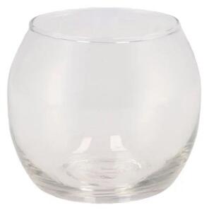 Baňatá sklenená váza Sphere trasnparent - Ø 8*7 cm - daan kromhout