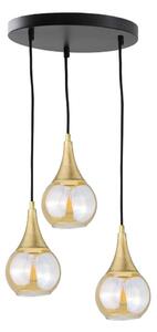 Luster na lanku LACRIMA HONEY 3xE27/60W/230V pr. 30 cm