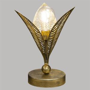 DekorStyle Dekoratívna LED stolná lampa Leaf 24,5 cm
