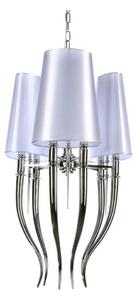 Azzardo AZ0028 - Luster na reťazi DIABLO 6xE14/11W/230V biela