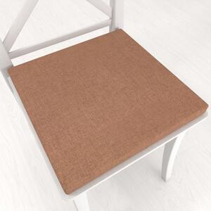 Biante Štvorcový podsedák BKW-203 Hnedý žíhaný - 38x38x3 cm