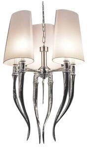 Azzardo AZ0028 - Luster na reťazi DIABLO 6xE14/11W/230V biela