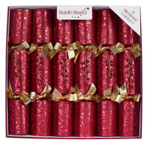 Vianočné crackery v súprave 6 ks Mullled Wine - Robin Reed