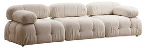Hanah Home Trojmiestna modulárna pohovka Bubble 288 cm bouclé krémová