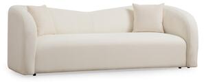 Hanah Home Trojmiestna pohovka Asos 225 cm bouclé krémová