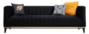 Hanah Home Trojmiestna pohovka Bellino 222 cm čierna