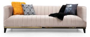 Hanah Home Trojmiestna pohovka Bellino 222 cm béžová