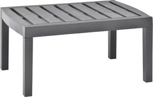 Maison Exclusive - Záhradný stôl Mokka 78x55x38 cm plast