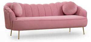 Hanah Home Trojmiestna pohovka Istiridye II 215 cm ružová