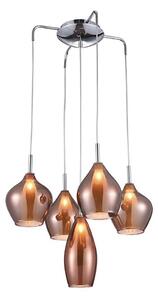 Azzardo AZ3172 - Luster na lanku MILANO 5xG9/40W/230V