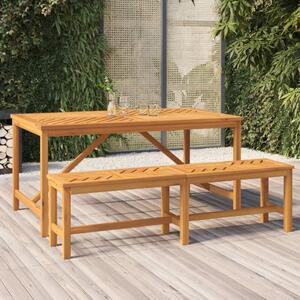 Maison Exclusive - Záhradný jedálenský stôl 150x90x74 cm Masívne drevo Acacia