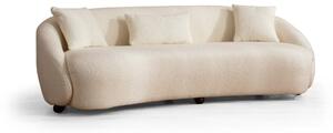 Hanah Home Trojmiestna pohovka Napoli 230 cm boucle krémová