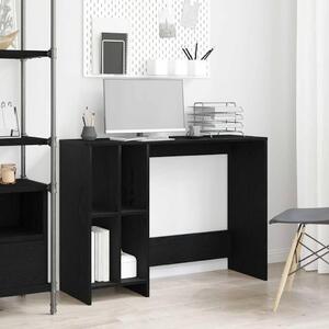 Maison Exclusive – písací stôl, čierna farba, vzhľad dubového dreva, materiál: drevotrieska
