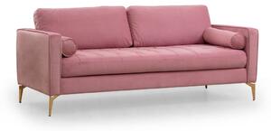 Hanah Home Trojmiestna pohovka Rome 215 cm ružová