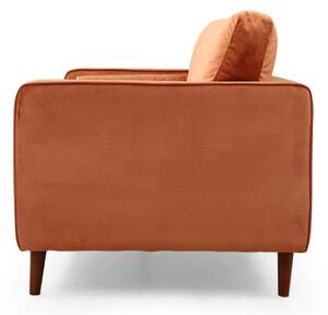 Hanah Home Trojmiestna pohovka Rome 215 cm oranžová