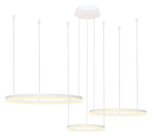 Azzardo AZ4971 - LED Stmievateľný luster na lanku HALO LED/120W/230V biela + DO