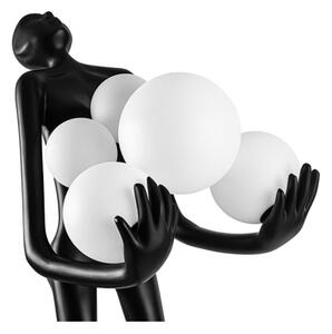 Azzardo AZ4985 - Stojacia lampa ATLAS 6xE14/50W/230V 180 cm živica