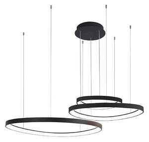 Azzardo AZ5027 - LED Luster na lanku AMANDA LED/150W/230V čierna