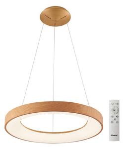 Azzardo AZ5010 - LED Stmievateľný luster na lanku SANTANA LED/50W/230V hnedá + DO