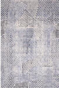 Svetlomodrý vlnený koberec 133x180 cm Strokes – Agnella