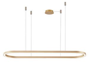 Azzardo AZ5056 - LED Stmievateľný luster na lanku ELENA LED/50W/230V 120 cm zlatá