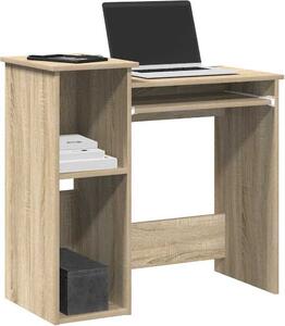 Maison Exclusive – písací stôl s policami Sonoma dub 84x40x78 cm drevený materiál