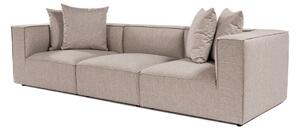 Hanah Home Trojmiestna pohovka Sora 325 cm pieskovo béžová