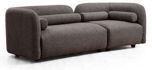Hanah Home Trojmiestna pohovka Victoria 228 cm boucle sivá