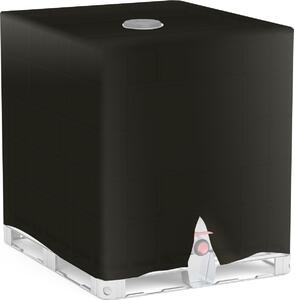 Plachta na IBC kontajnery Wiltec - 1 x 1,2 x 1,16 m - z tvrdého propylénu - ochranný kryt proti dažďu pre 1000 l nádrž na dažďovú vodu