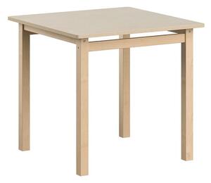 Detský masívny drevený stôl so stoličkami