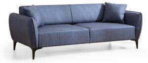 Hanah Home Trojmiestna rozkladacia pohovka Belissimo 220 cm modrá