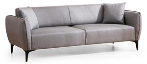 Hanah Home Trojmiestna rozkladacia pohovka Belissimo 220 cm sivá