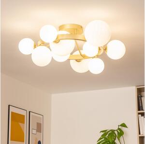 Brilagi - LED Prisadený luster MILLA 10xG9/3W/230V zlatá/biela