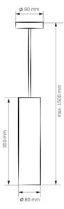 Luster LATI 1xGU10/8W/230V čierna