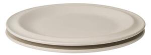 Bolia Tanier Edge Plate Ø21 cm 2ks, ecru stoneware