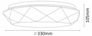 LED Kúpeľňové stropné svietidlo GALAXY LED/17W/230V