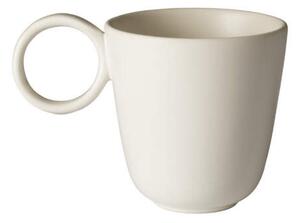Bolia Hrnček s uchom Edge Mug w. Handle 2ks, ecru stoneware
