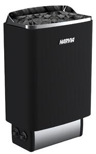 Harvia saunová pec elektrická Sound m90 s reguláciou chrom limited edition black