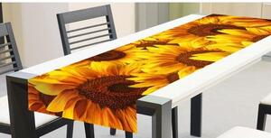 Ubrusy - Běhoun na stůl Slunečnice 40 x 140 cm