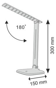 LED Stmievateľná dotyková stolná lampa JOWI LED/8W/230V čierna