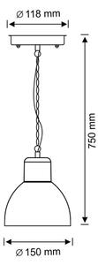 Vonkajší luster ARNE 1xE27/10W/230V IP44