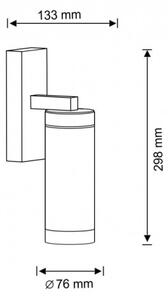 Vonkajšie nástenné svietidlo SPECTRA 1xE27/10W/230V IP44
