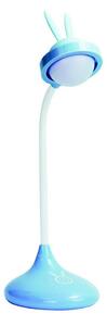 LED Detská dotyková lampička RABBIT LED/0,4W/5V 3000/6500K modrá + USB